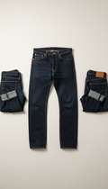Selvedge Jeans With Branded Hardware Detail